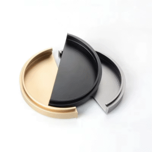 Brushed Solid Brass Cabinet Handles & Knobs for Kitchen Drawers