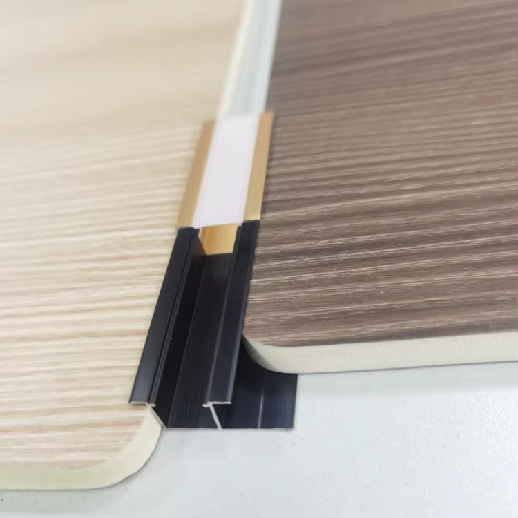 Double H Aluminum Joining Profile with LED Channel for Wall Panels