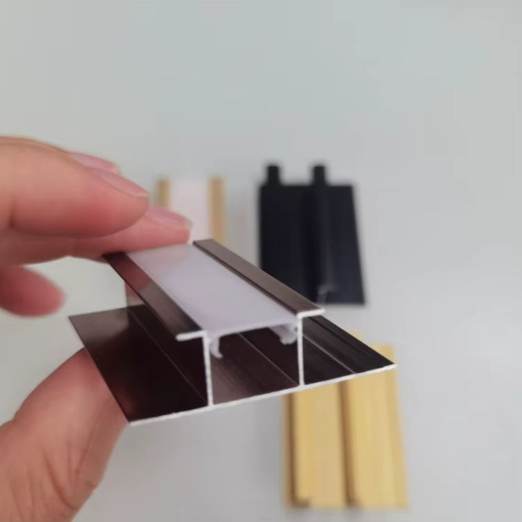 Double H Aluminum Joining Profile with LED Channel for Wall Panels - Image 4