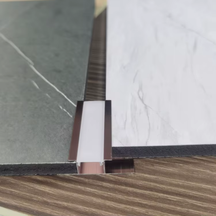 Double H Aluminum Joining Profile with LED Channel for Wall Panels - Image 2