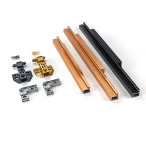 Aluminum Frame Glass Sliding Wardrobe Door Profile System