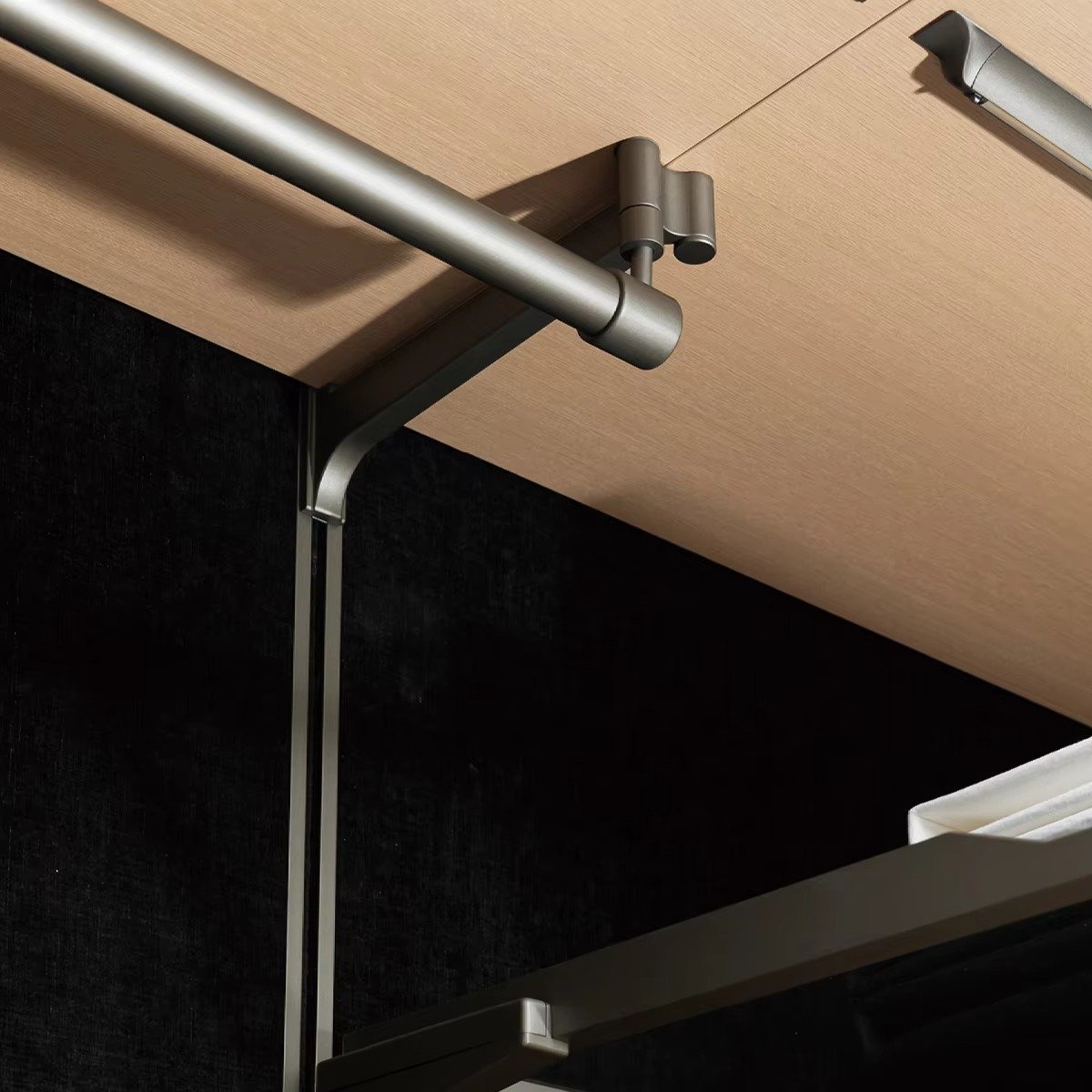 Modern Wall Mounted Cloakroom Wardrobe | Custom Aluminum Hanging Walk-in Closet System - Image 4