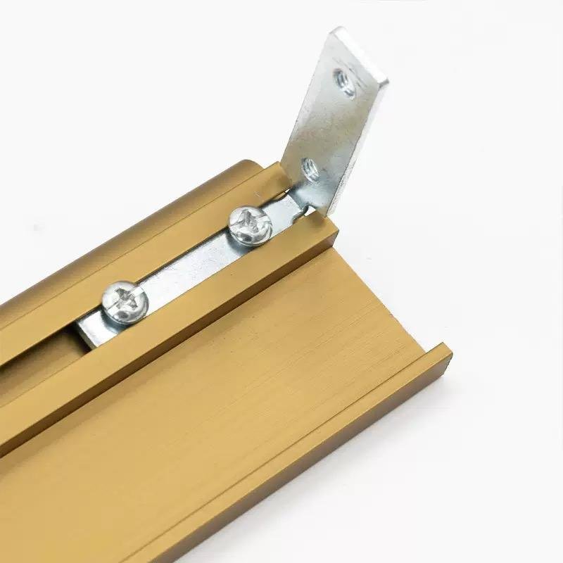 contemporary aluminum cabinet handle design