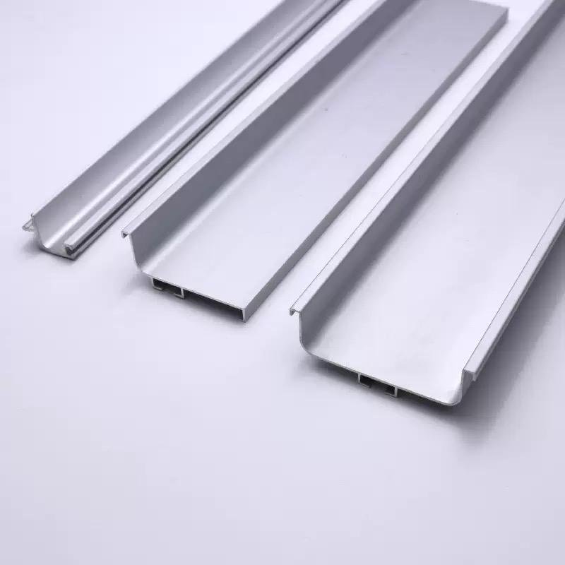 modern cabinet handle brushed bronze aluminum
