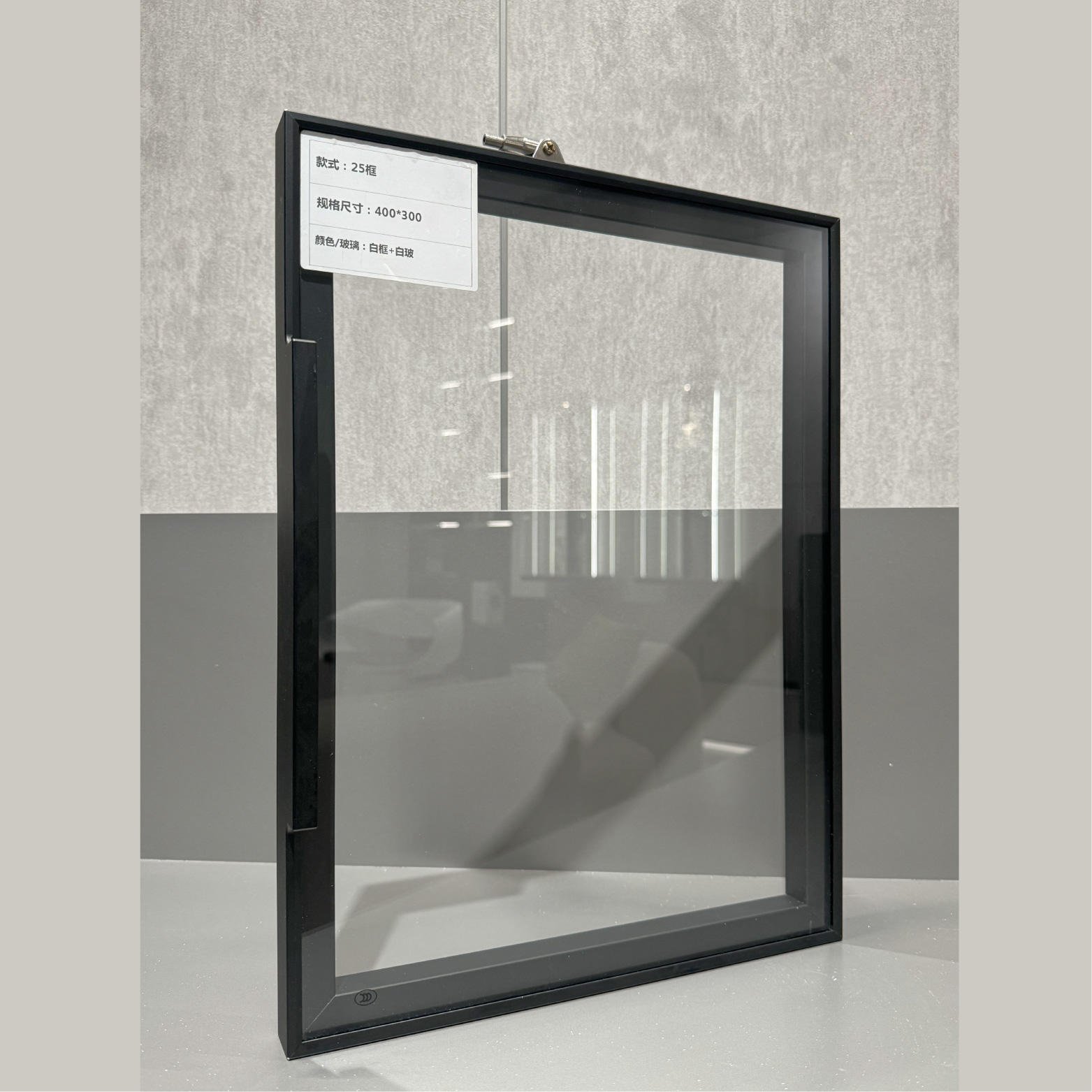 glass cabinet doors with aluminum frame design